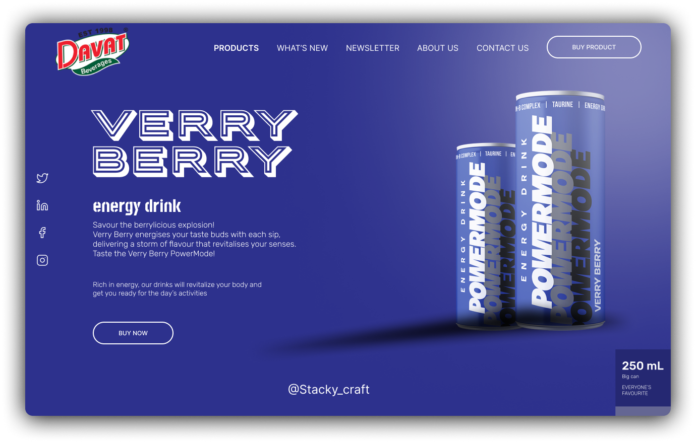 Pepsi Landing Page